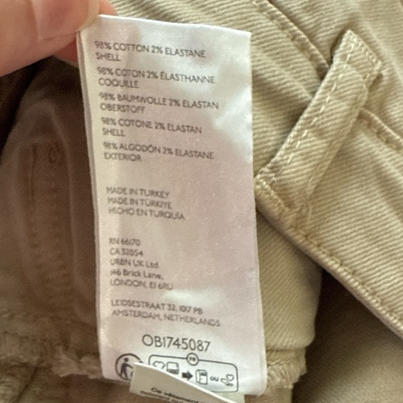 We The Free Cargo Utility Shorts Khaki Size 25 High Rise Military Style - Picture 9 of 11